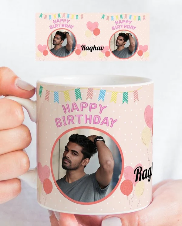 Personalized Happy Birthday Mug For Him