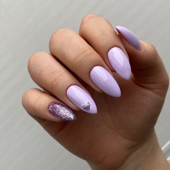 48+ Stunning Light Purple Nail Designs [Trending In 2024] 