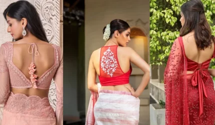 Attractive Saree Latest Blouse Back Designs for Women [Trending In 2024]