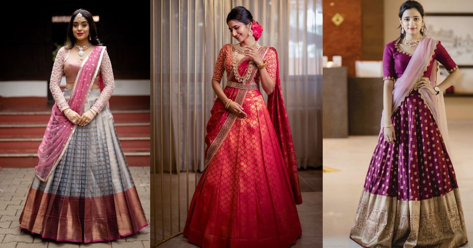 You are currently viewing 20+ Unique Pattu Lehenga Design ideas, Try In Special Occasions