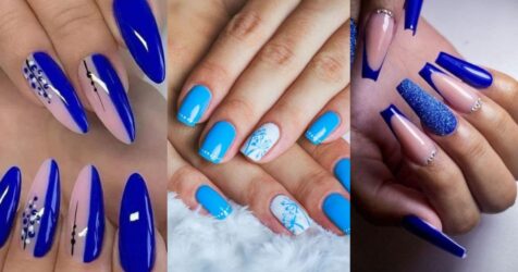 50+ Mesmerizing Blue Nails Design for the Bold and Beautiful! [Trending in 2024]